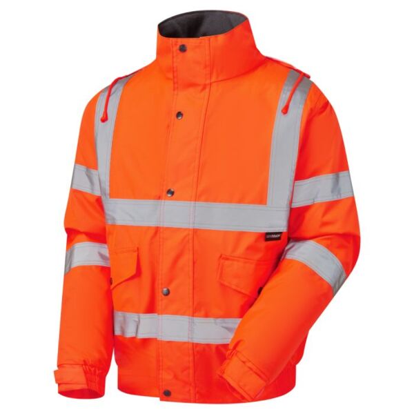 Supertouch Hi Vis Orange Standard Storm Bomber Jacket Thumbnail